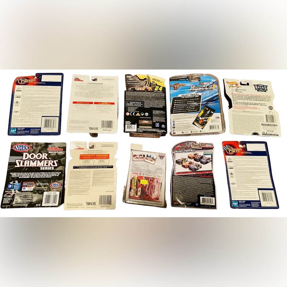 Lot Of 10 NASCAR/NHRA Diecast 1:64 Cars Vintage Racing Dale Earnhardt John Wayne - Picture 4 of 6